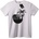 NOONEBRAND Тениска Тропическа Вълна и Палма - XL, White
