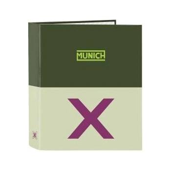 MUNICH Папка с пръстени Munich Bright khaki Зелен A4 27 x 33 x 6 cm