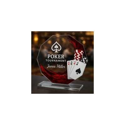 Poháry Bauer Skleněná trofej CR2024301M34 Karty