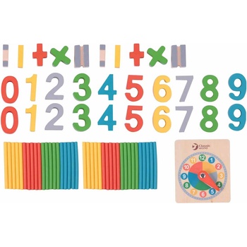 Classic World Дървено математическо помагало за смятане (cw54563)