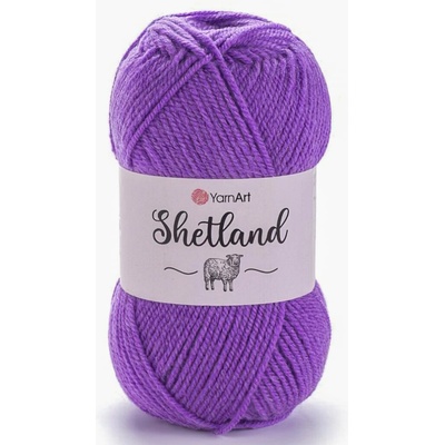 YarnArt pletací příze YarnArt SHETLAND 514 fialová, klasická 100g/220m