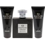 Sergio Tacchini Pure Black Gift Set EDT 100 ml + Shower Gel 100 ml + Aftershave Balm 100 ml за мъже