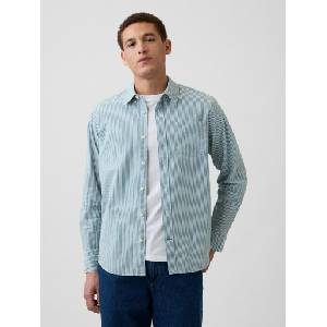GAP Риза Gap Standard Fit GAP | Siv | МЪЖЕ | XL