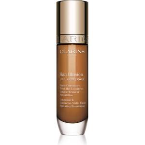 Clarins Skin Illusion Hydrating Foundation високо покривен фон дьо тен цвят 118.3W 30ml