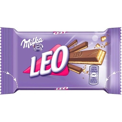 Milka tyčinka Leo s oblátkami z mliečnej čokolády 33 g