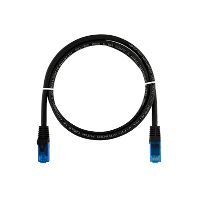 Nikomax Patch кабел UTP, CAT6, LSZH, серия Essential, 3 м, черен NMC-PC4UE55B-ES-030-C-BK (NMC-PC4UE55B-ES-030-C-BK)