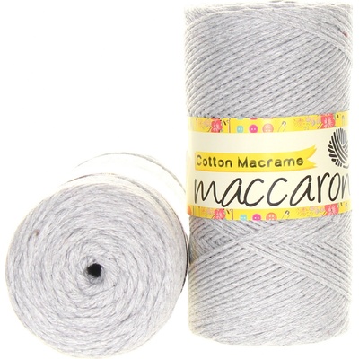 Maccaroni Cotton Macrame světle šedá 62-101