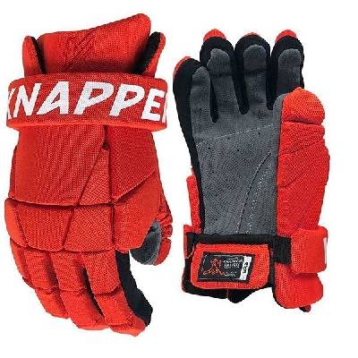 Knapper Hokejbalové rukavice AK3 YTH dětská, červená, 9", HS23