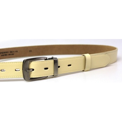 Penny Belts pánský kožený opasek 30-020-2-02 béžový