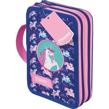 Maped Несесер с пособия Maped - Unicorn, 2 ципа (967402)