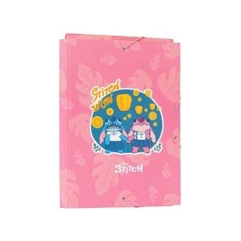 Disney Stitch - Folder/briefcase with elastic band A4 (24 x 34 cm)