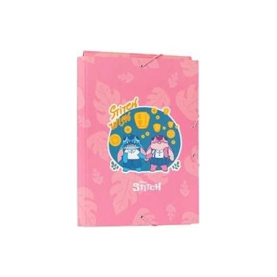 Disney Stitch - Folder/briefcase with elastic band A4 (24 x 34 cm)