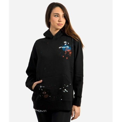 Felpa con Cappucio Space čierna