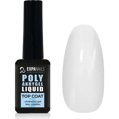 Expa nails Uv Led gel Top Coat Poly Akrygel bezvýpotkový lesk 11 ml