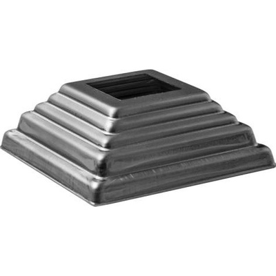 PSG Rozeta pro kovaný plot, bránu, zábradlí a mříže 44.151, 80x80 x 30 mm, otvor 30 x 30 mm