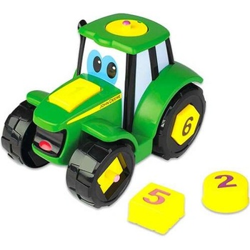 Image 1 of TOMY Томи: Тракторчето Джони с форми и цифри (46654)