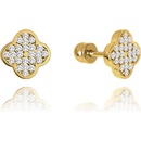 MINET Zlaté náušnice Au 585/1000