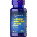 Puritan's Pride L-Arginine L-Ornithine L-Lysine [60 капсула]
