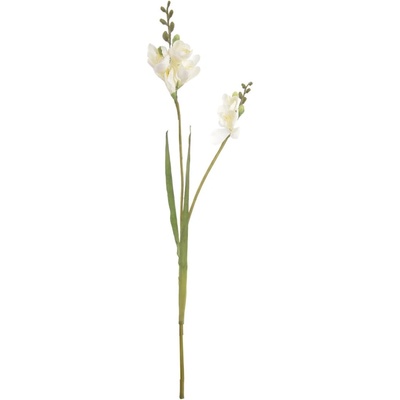 Umelá kvetina Frézia biela 54 cm