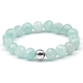 Agato Minerální prsten s amazonitem POL R08