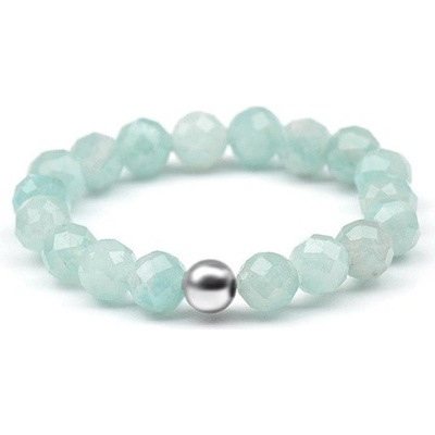 Agato Minerální prsten s amazonitem POL R08