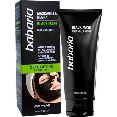 Babaria Black Mask zlupovacia pleťová maska s detoxikačným účinkom 100 ml