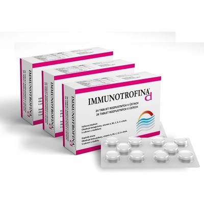 Immunotrofina D 24 tablet balíček 2+1