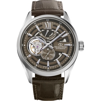 Orient Star RE-AV0139Y - Мъжки часовник, Автомат, 41mm, 10 ATM, Кафяв