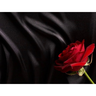 Mirtex Látka SATEEN 150/264 Černá Nero hladký šíře 285cm Ceník: METRÁŽ: od 1 metrů