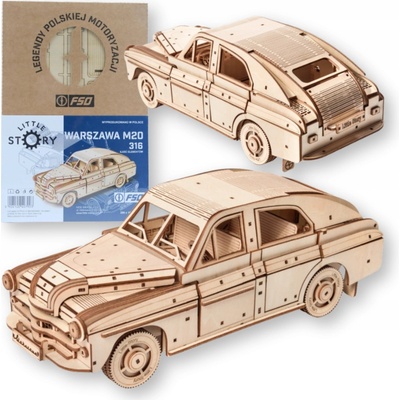 Little Story Drevené 3D puzzle Warszawa M20 316 ks