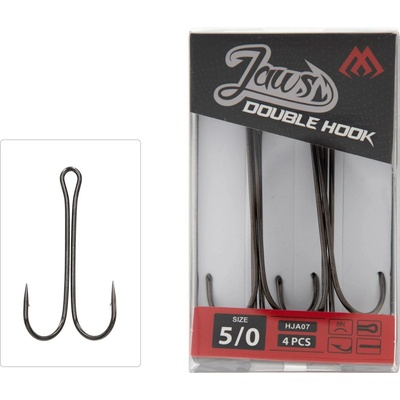 MIKADO - Háčky Jaws Double Hook Počet Kusů: 5 ks, vel. Háčku: #1/0