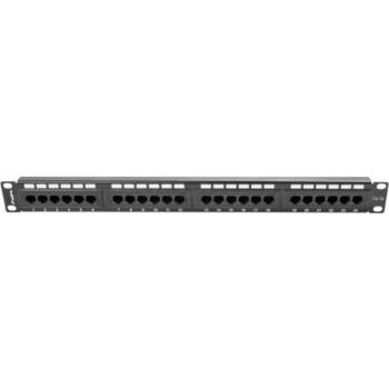 Lanberg patch panel 24 port 1U CAT. 5E, black (PPU5-1024-B)