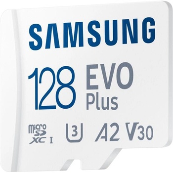 Image 1 of Samsung EVO Plus microSDXC 128GB C10/UHS-1/U3/A2/V30 MB-MC128KA/EU