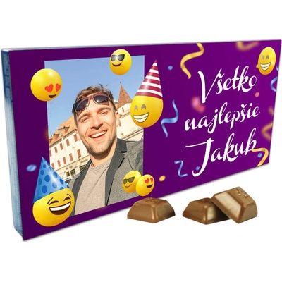 FOTOPOŠTA Všetko najlepšie FOTO 1 horká čokoláda 100 g