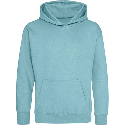 Just Hoods detská mikina s kapucňou JH001J Seafoam