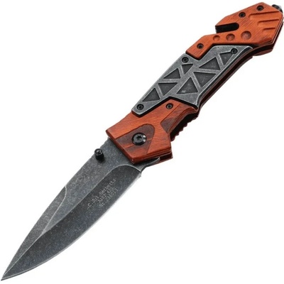 Herbertz 44196 CJH záchranársky 9,2 cm, Black Stonewash, drevo Pakk