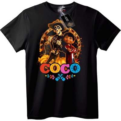 NOONEBRAND Тениска Коко Филм - L, Black