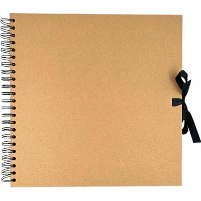 WEST DESIGN PRODUCTS LIMITED West Design Album kroužkové se stuhou 30 × 30 cm (200 g/m2, 42 listů) - kraft
