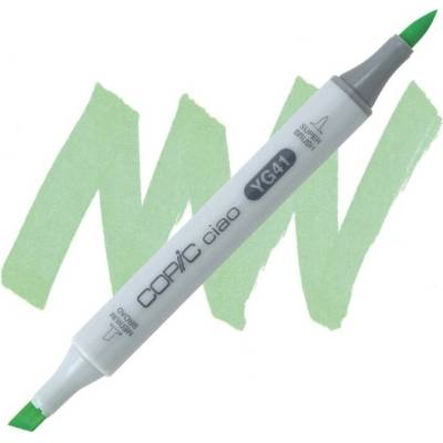 Lihová fixa COPIC Ciao oboustranná Brush & Chisel, Pale cobalt green (YG41)