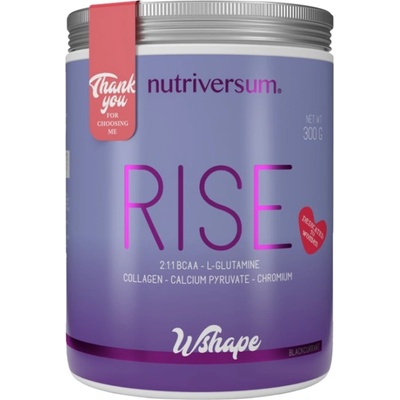 Nutriversum Rise | BCAA - Glutamine - Collagen | Dedicated to Women [300 грама] Касис