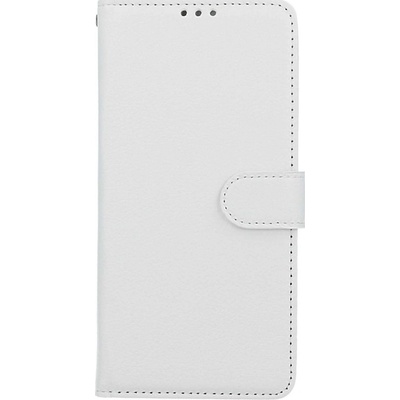 Pouzdro TopQ Xiaomi Redmi Note 12 5G knížkové bílé s přezkou