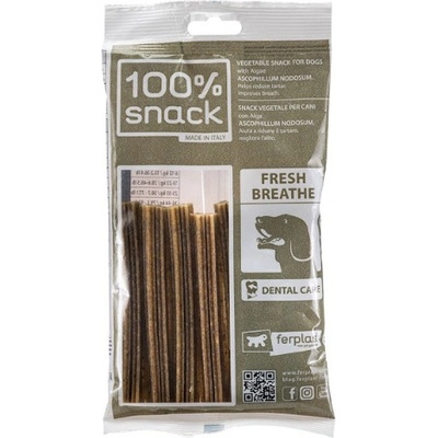 Ferplast Snack Medium - Dental Stick Snowflake Ascophillum - Nатурални и вегетариански дентални стикове за кучета с аскофилум, 105 гр