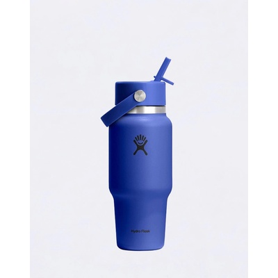 Hydro Flask Wide Mouth Travel Bottle with Flex Straw Cap 710 ml Capri Blue