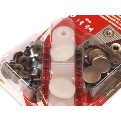 Prima-obchod Knoflík stiskací WUK Ø15 mm staromosaz staromosaz 1karta – Zboží Dáma