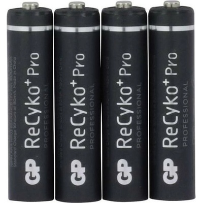 GP Batteries Акумулаторна батерия GP RECYKO + PRO, AAA, 1.2V, 850mAh, NiMH, 4бр (85AAAHCB-EB4)