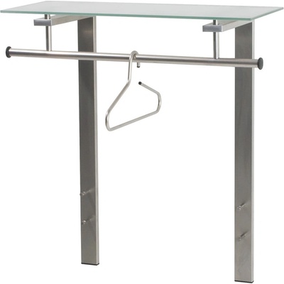 Spinder Design Метална стенна закачалка в сребрист цвят с рафт 80 cm Dutch - Spinder Design (GW625-72-19)