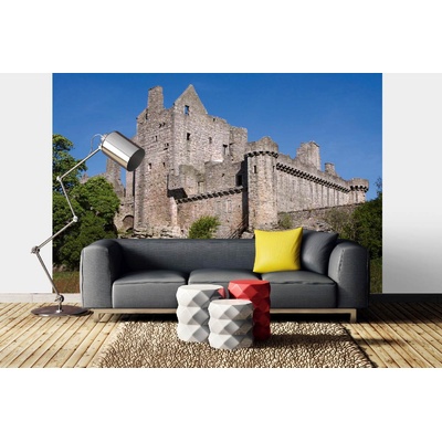 DIMEX ART Самозалепваща се флизелинова фототапета замъкът крейгмилар 375 x 250 см