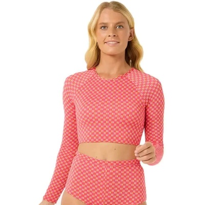 Rip Curl Shell Cove Crop bikini top - Pink (Red)