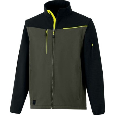 Delta Plus Bunda 2 V 1 softshell SOCCIA Khaki/Černá SOCCIKA3X