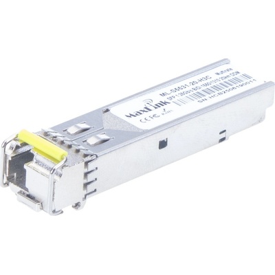 MaxLink 1.25G SFP optický HP modul, WDM(BiDi), SM, Tx 1550/Rx1310nm, 20km, 1x LC konektor, DDM, H3C kompatibilní; ML-S5531-20-H3C